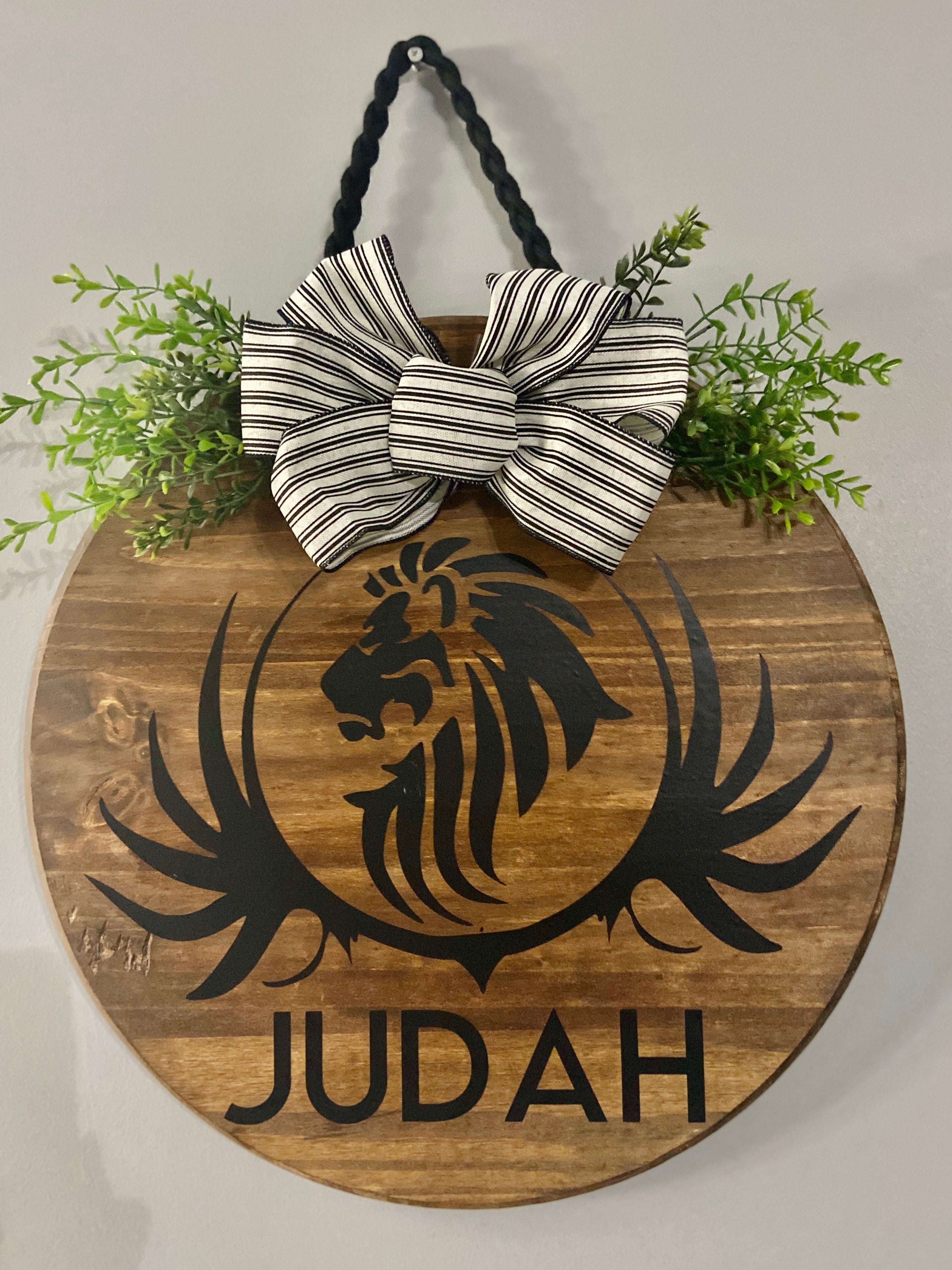 Rep Your Tribe Hanging Door Sign